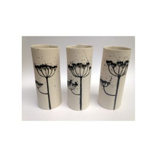 Cow Parsley wrap vase - medium