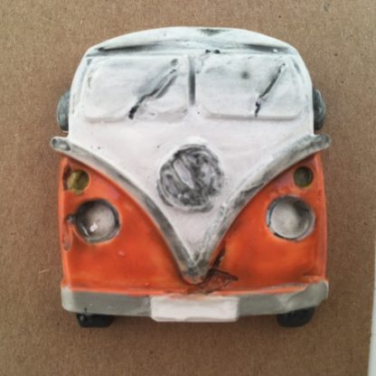 Porcelain Campervan Brooch