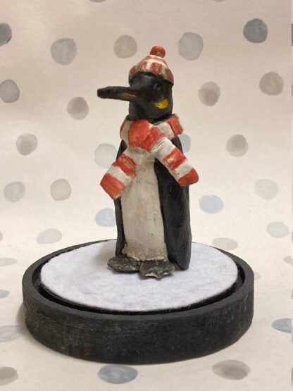 Presley the King Penguin - Handmade penguin sculpture