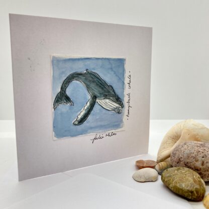 Hand drawn Humpback Whale Greeting Card - Image 9