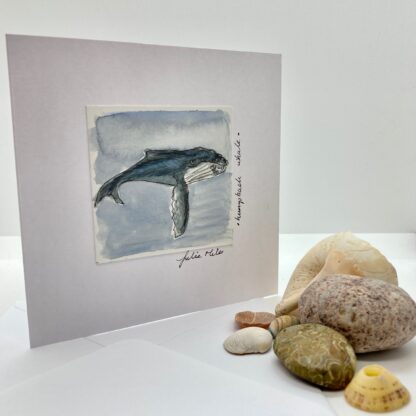 Hand drawn Humpback Whale Greeting Card - Image 2
