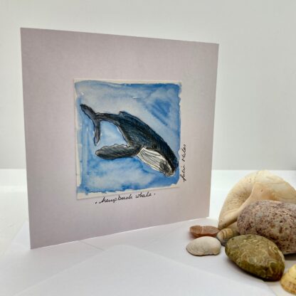 Hand drawn Humpback Whale Greeting Card - Image 3
