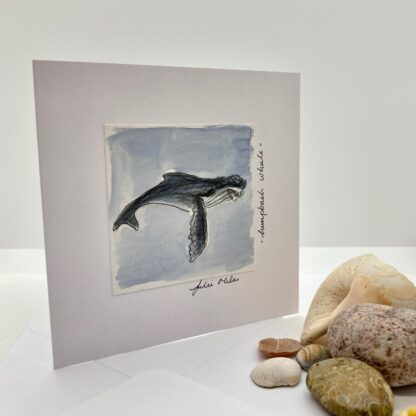 Hand drawn Humpback Whale Greeting Card - Image 4