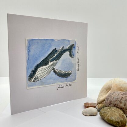 Hand drawn Humpback Whale Greeting Card - Image 6