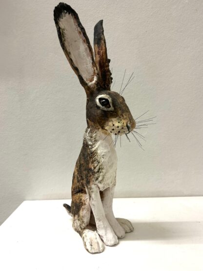 Large sculptural hares - Primrose and Luna hares - Image 11