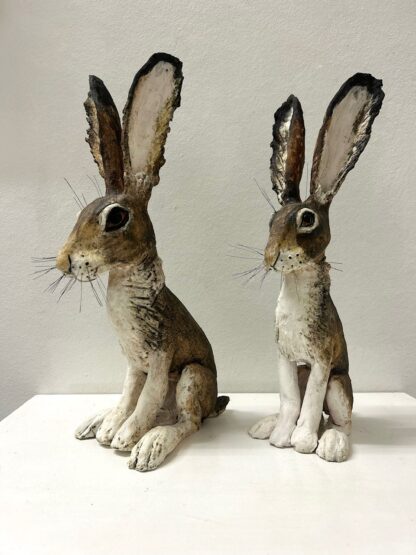 Large sculptural hares - Primrose and Luna hares - Image 7